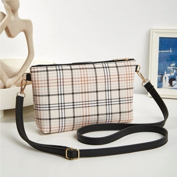 ⚠️Clearance Plaid Pattern Square Crossbody Bag - Picture 2 of 6